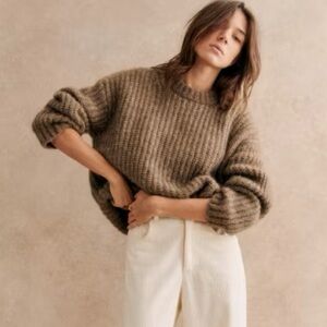 Sezane Jose Jumper brown, dark taupe L